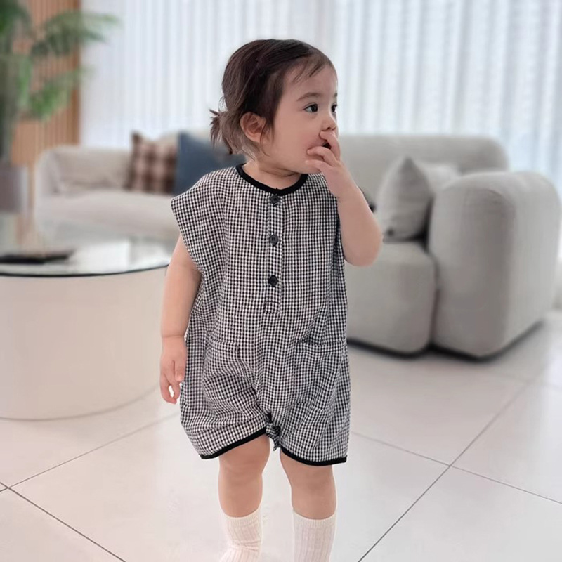 Baby Clothing Korea - 2026 여름 새 아기 민소매 얇은