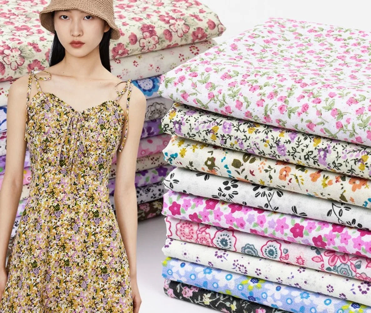 작은 꽃무늬 면직물 컨트리 스타일 프린트 원단 조각 아 - Baby Clothing Country 리뷰 및 가격